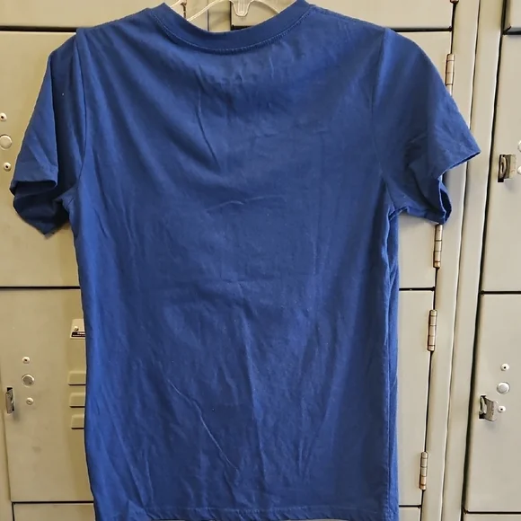 Blue Spider-Man Graphic T-Shirt - Size Large Reversible Sequin Design - Picture 5 of 5